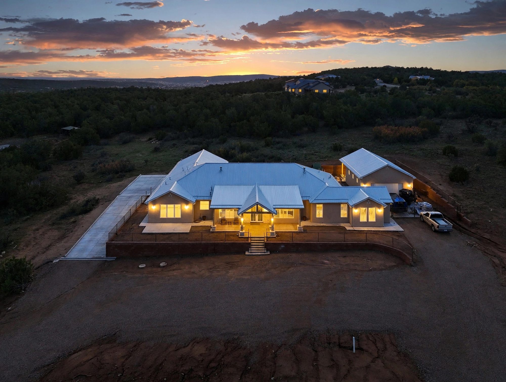 Tijeras — twilight aerial