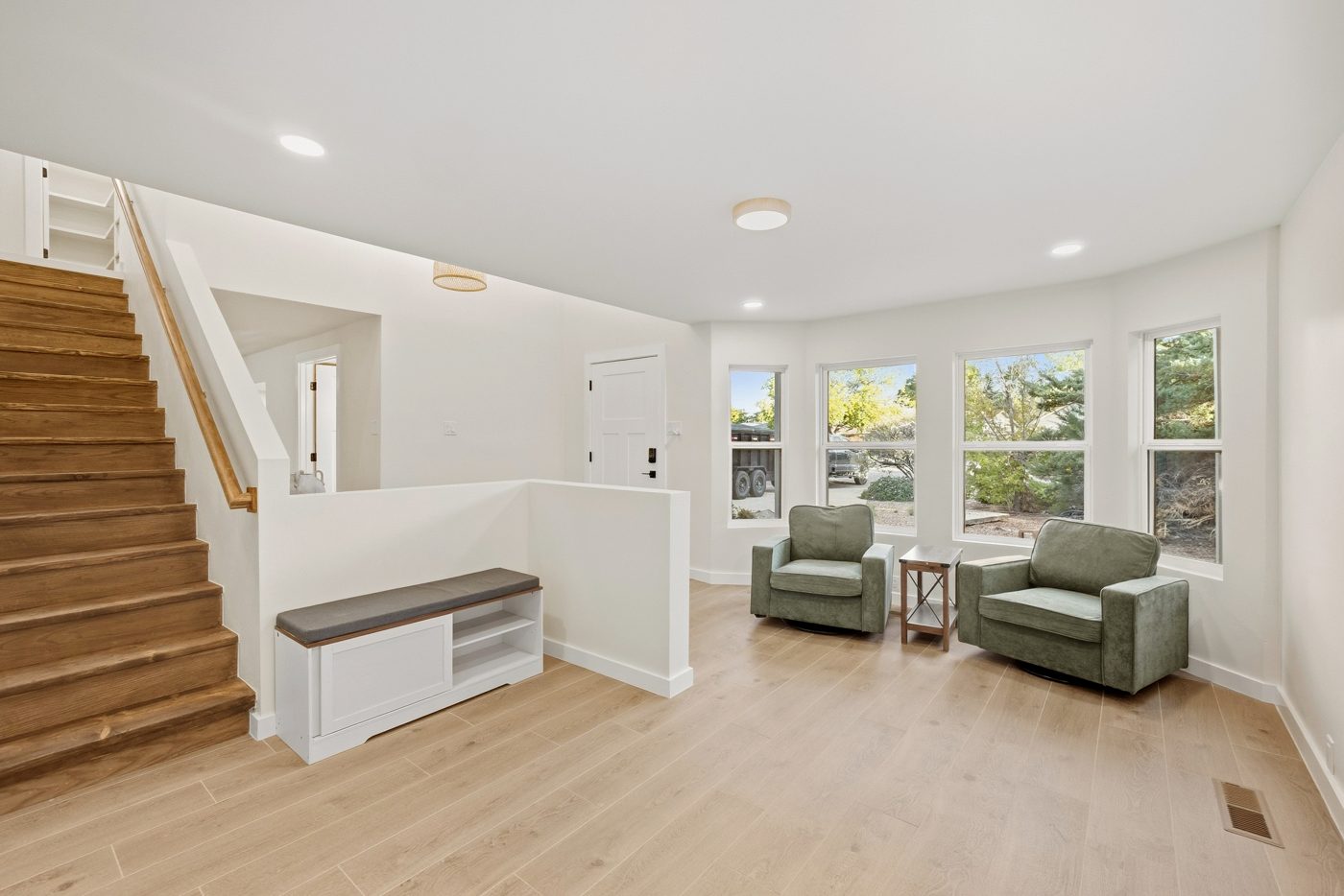 Albuquerque — living room and stair