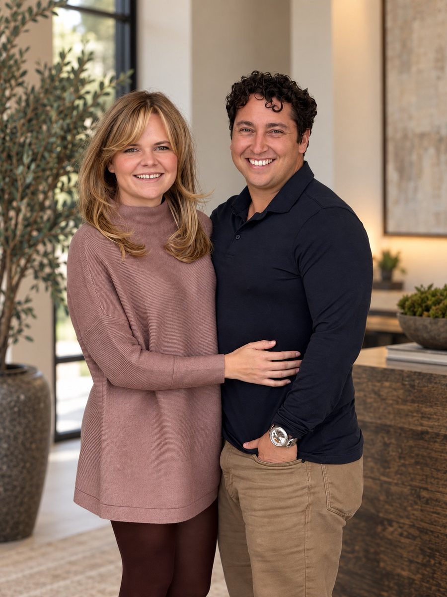 Natalie and Diego Candelaria, founders of DC Development